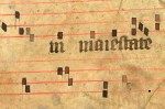 Medieval music: examples of manuscript fragments from our collections ...