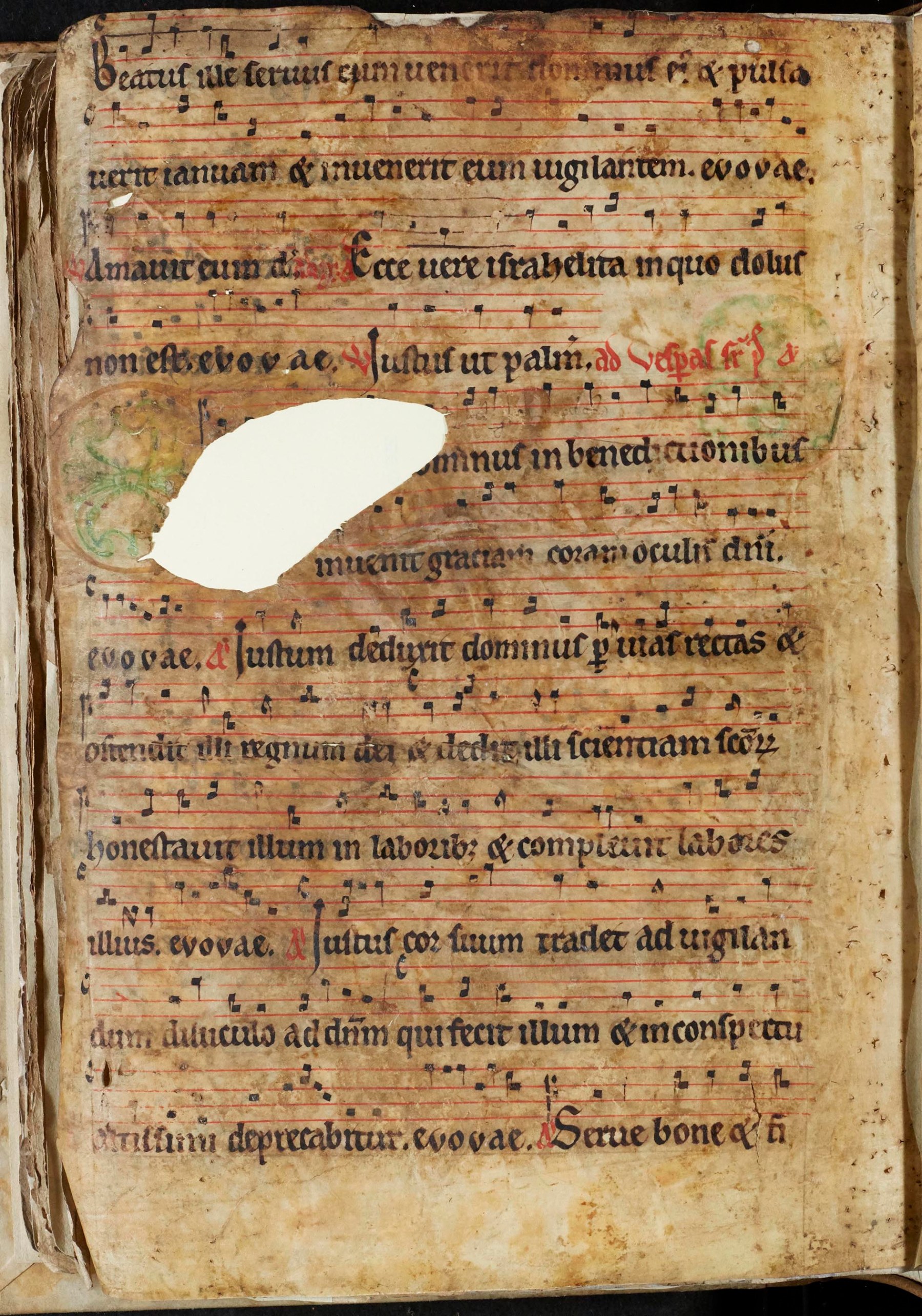 Medieval music: examples of manuscript fragments from our collections ...